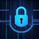 Image representing data security with a lock icon.